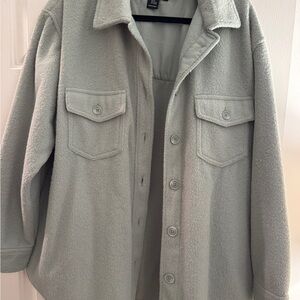 Rachel Zoe Mint Green Teddy Jacket